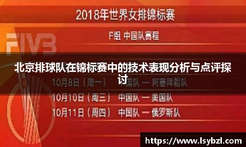 北京排球队在锦标赛中的技术表现分析与点评探讨